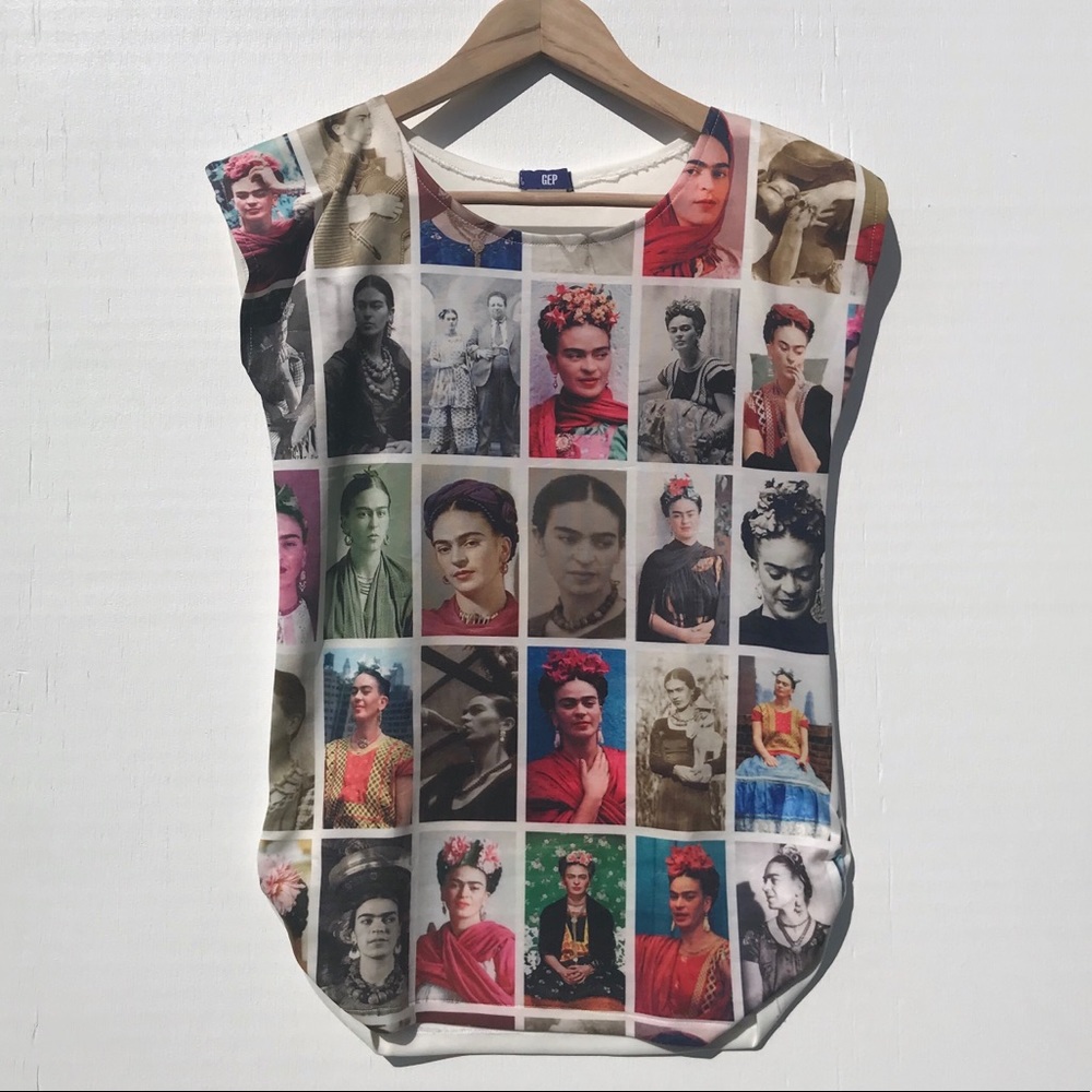 Frida Khalo sleeveless top